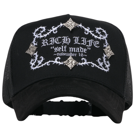 BARBAS HATS X RICO O MUERTO “RICH LIFE BLACK”