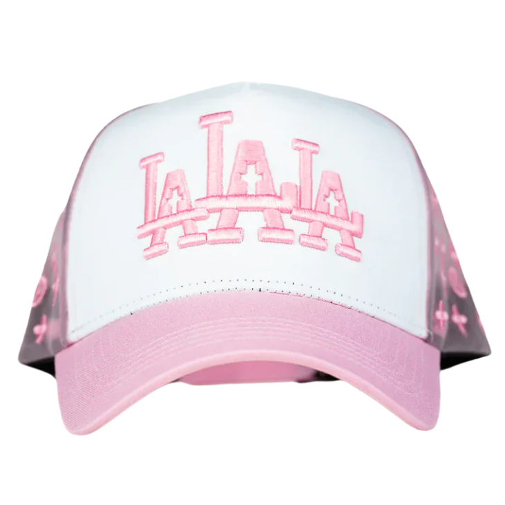 RUDE AWAKENINGS “LALALA PINK MONOGRAM”