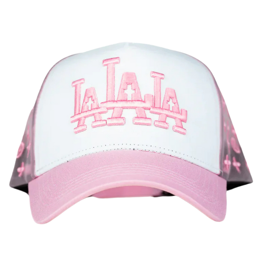 RUDE AWAKENINGS “LALALA PINK MONOGRAM”