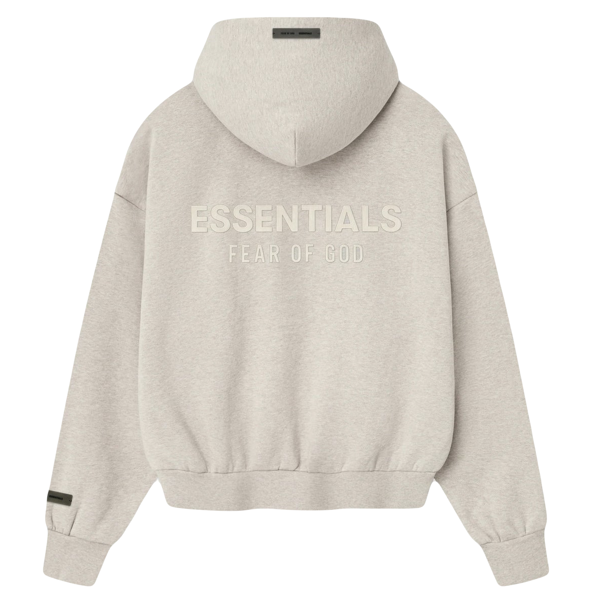 ESSENTIALS HEATHER STONE ZIP UP