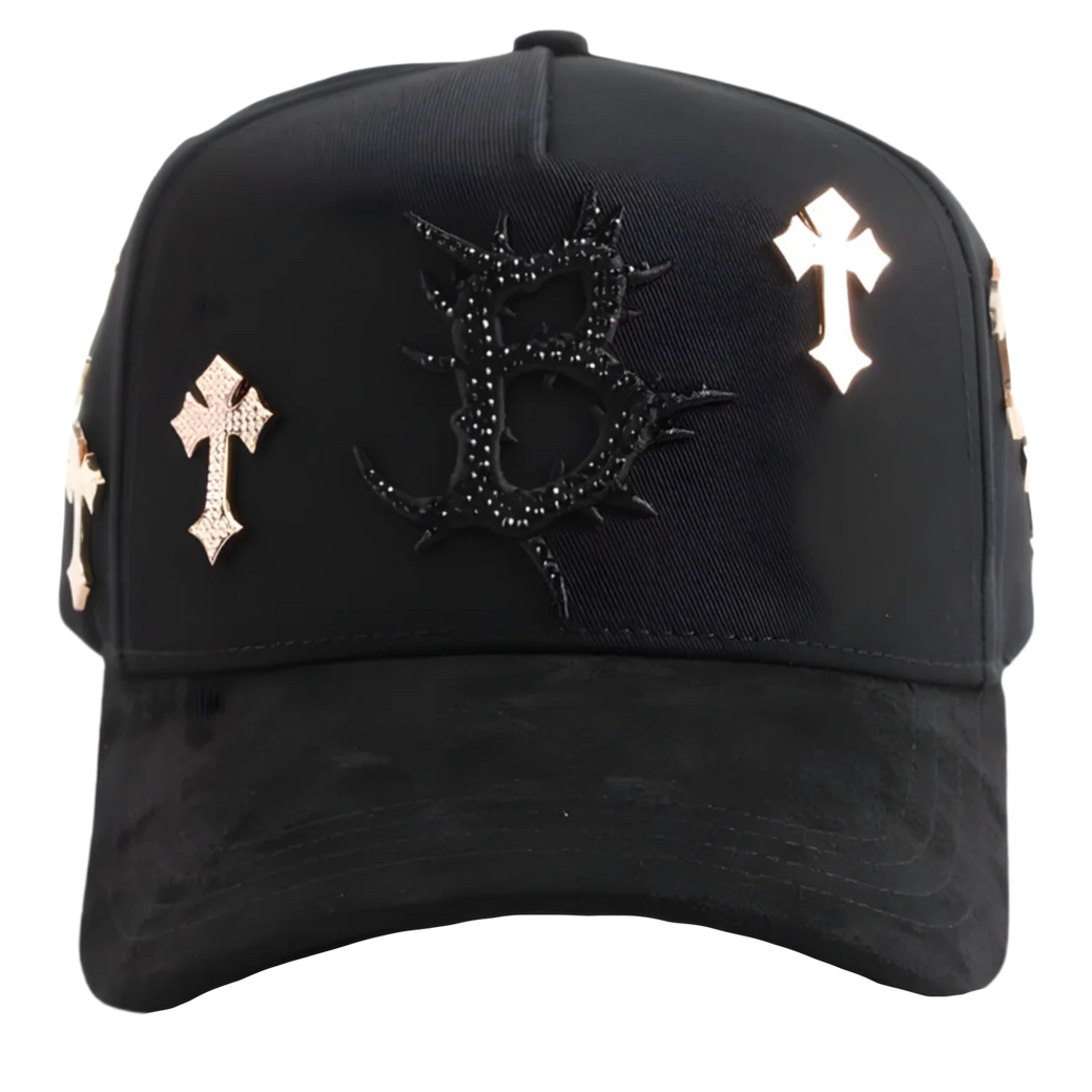 BARBAS HATS "B CROSS" 24K ROSE GOLD