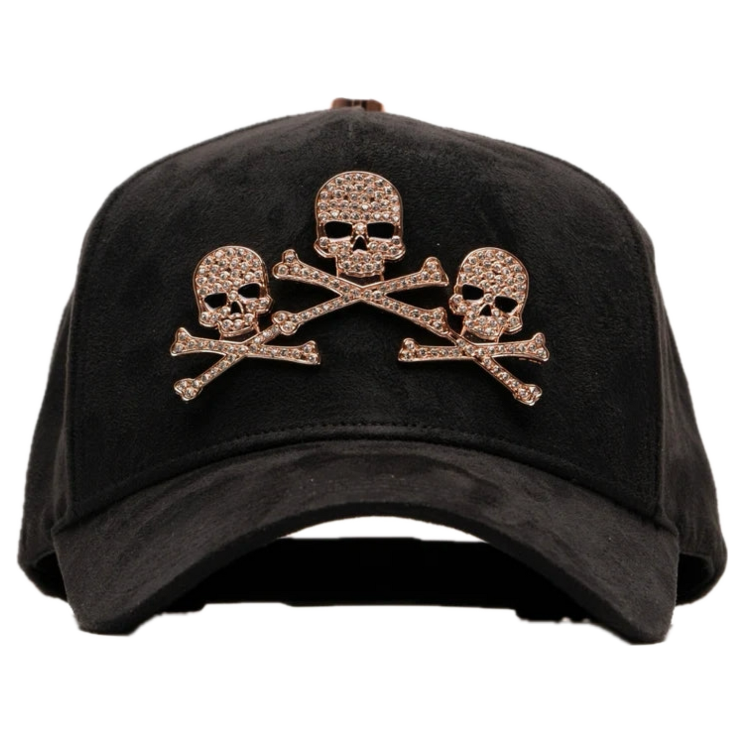 BARBAS HATS “ROSE GOLD SKULLS”