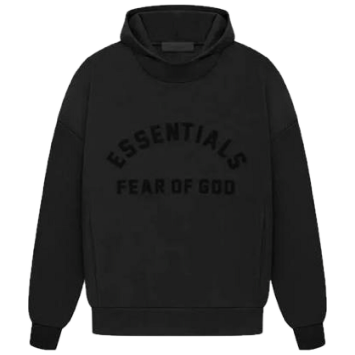 ESSENTIALS HOODIE “JET BLACK”