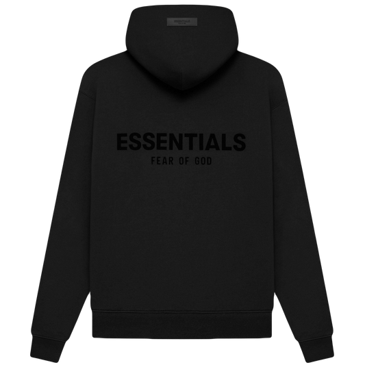 Black Essentials Hoodie