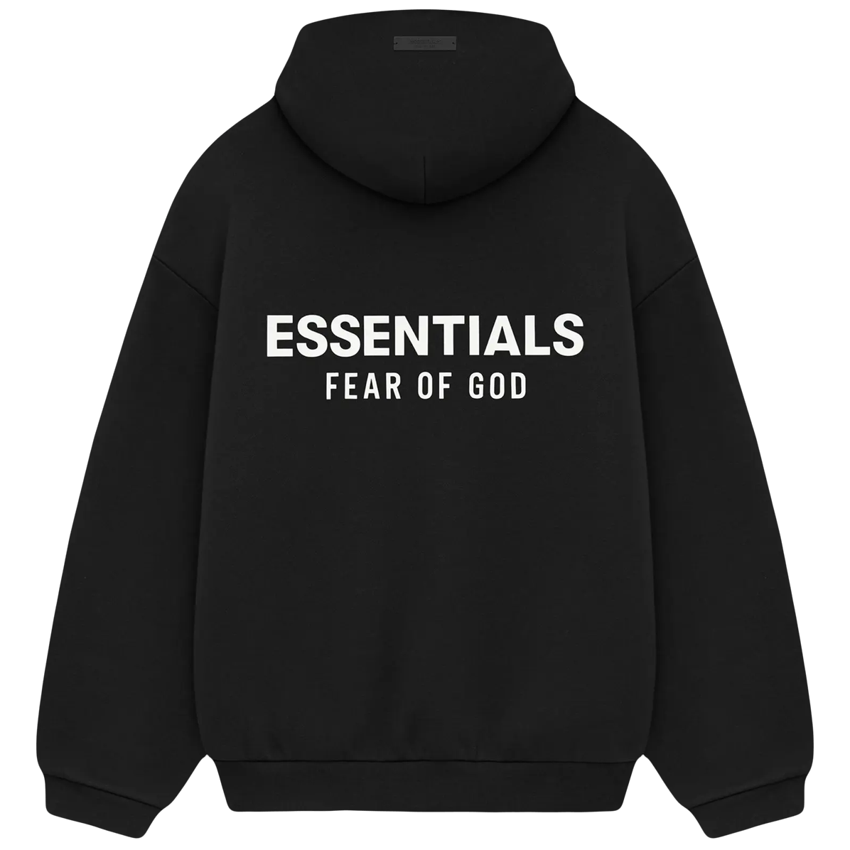 Black/White Essentials Hoodie